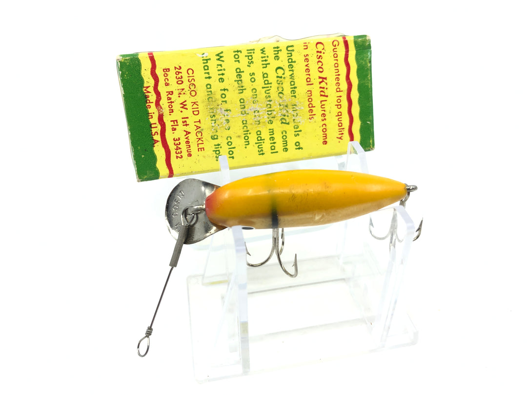 Cisco Kid Spinning Size 304 Yellow Color with Box and Paper Insert