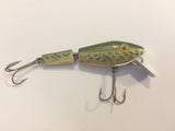 L & S Bassmaster 25 in White Body with Green Back / Speckles
