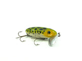 Arbogast Jitterbug Frog/White Belly Color, Vintage Bug-Eyed Model