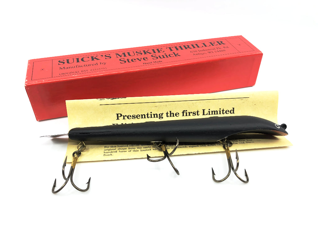 Suick Muskie Thriller Special Edition New in Box All Black Color