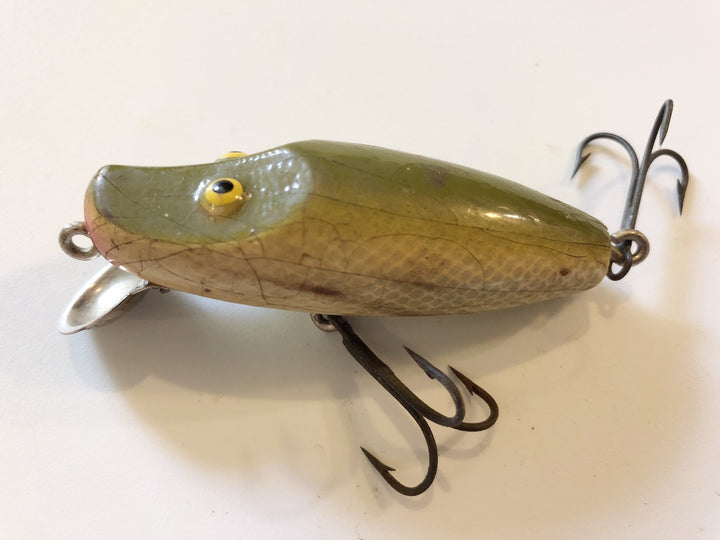 Paw Paw Lippy Joe River Runt Type Lure Olive Color