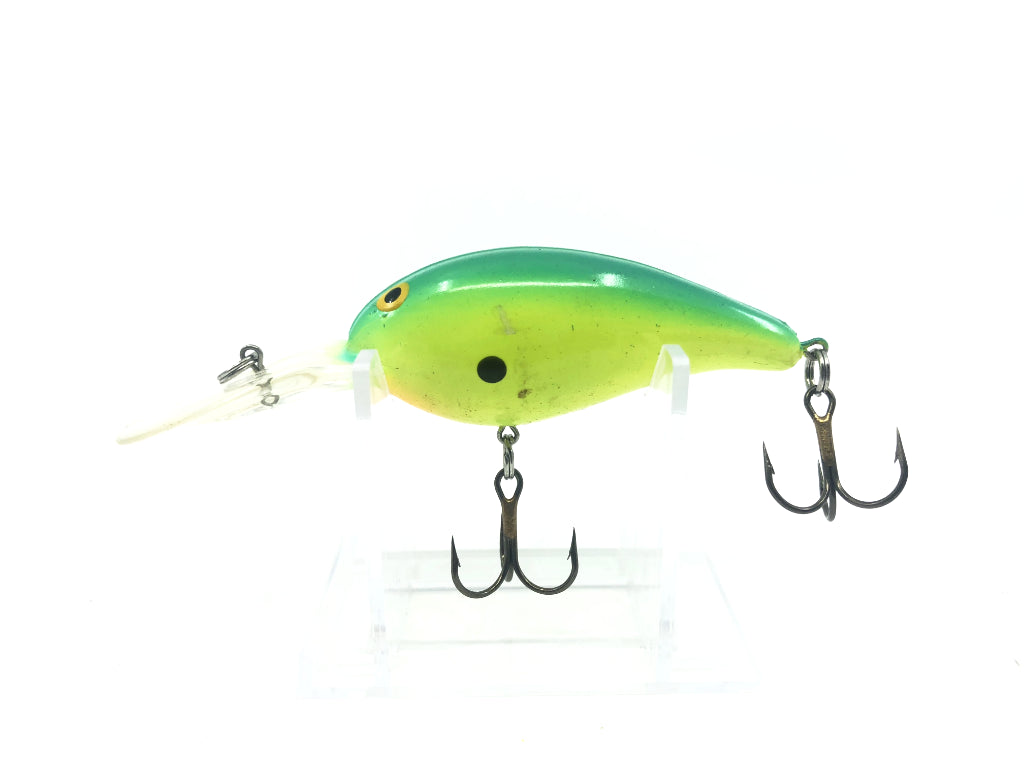 Yellow with Green Back Crankbait