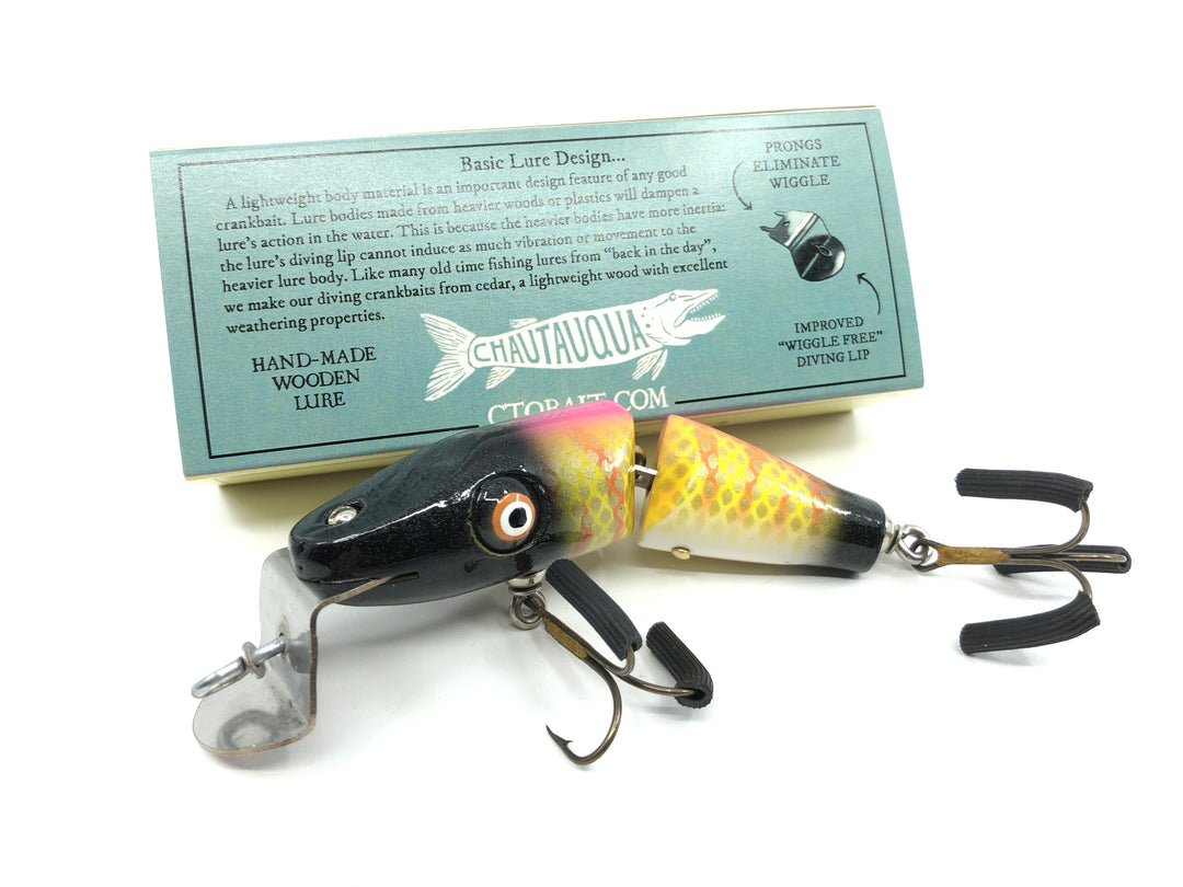 Chautauqua Jointed Lil' Piko Plug Neon Bandit Color Custom Order