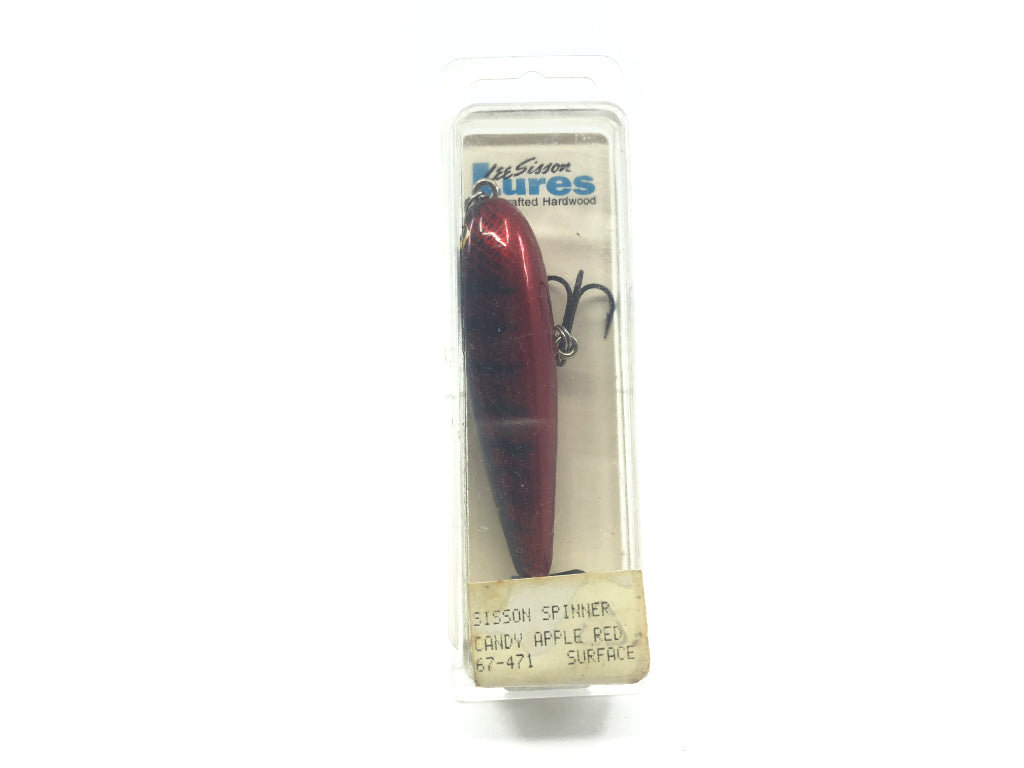 Lee Sisson Spinner Lure Candy Apple Red Color
