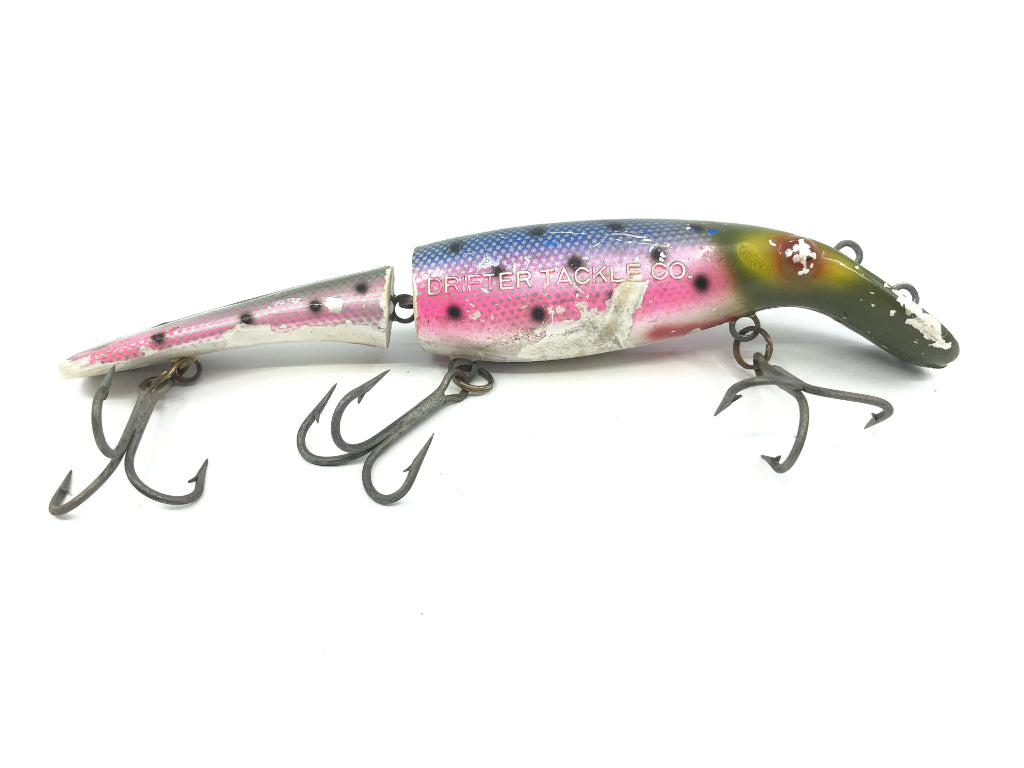 Drifter Tackle The Believer 8" Jointed Musky Lure Color Rainbow Trout