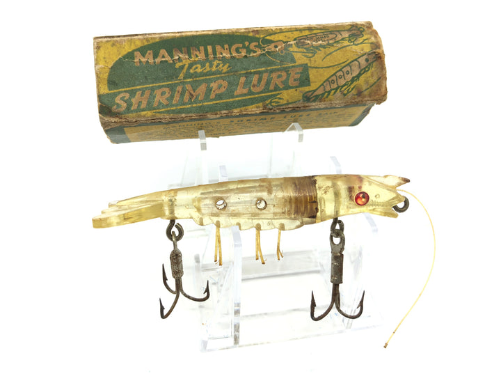 Vintage Mannings Tasty Shrimp Lure with Box