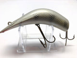 Kautzky Lazy Ike 4 Wooden Lure Silver Scale with Black Ribs