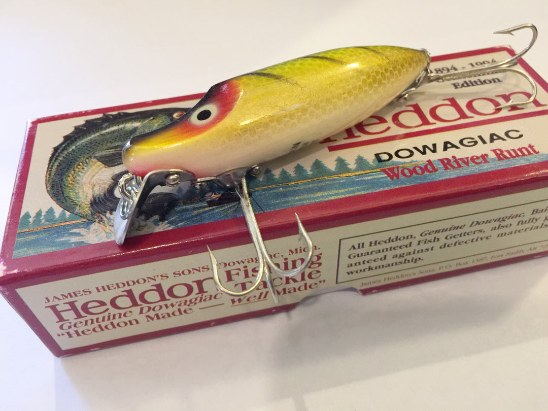 Heddon Centennial Edition wood River Runt new in box NO. 9400W-L