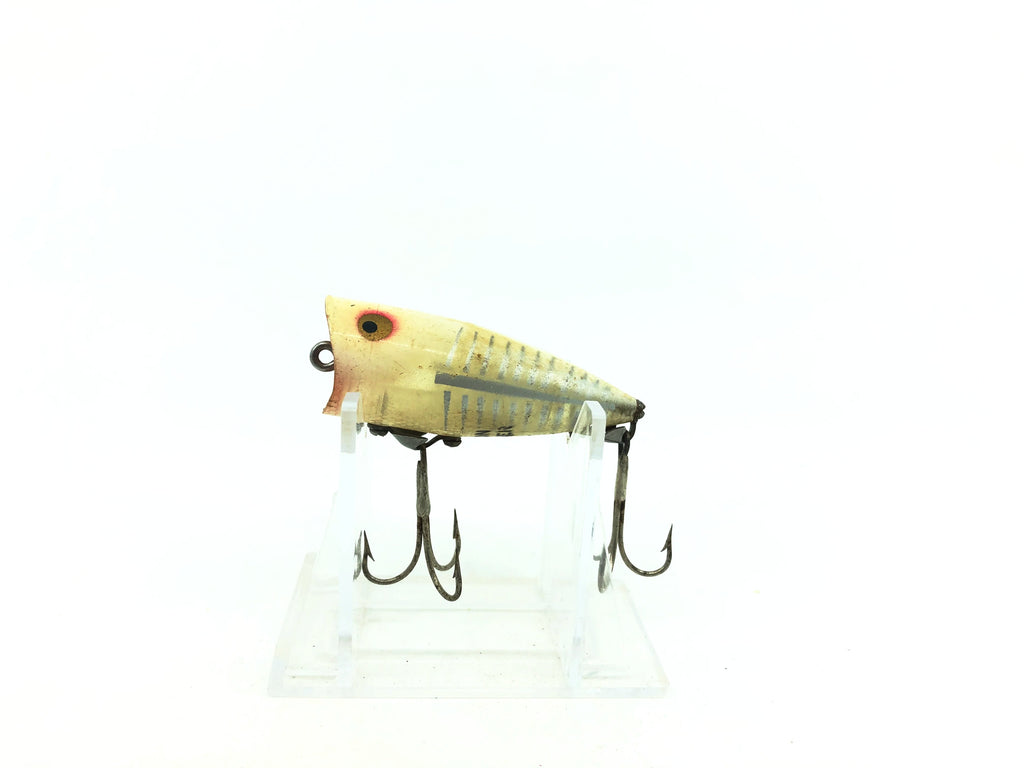 Vintage Heddon Chugger Jr Spook 9520 LYS Light Yellow Scale