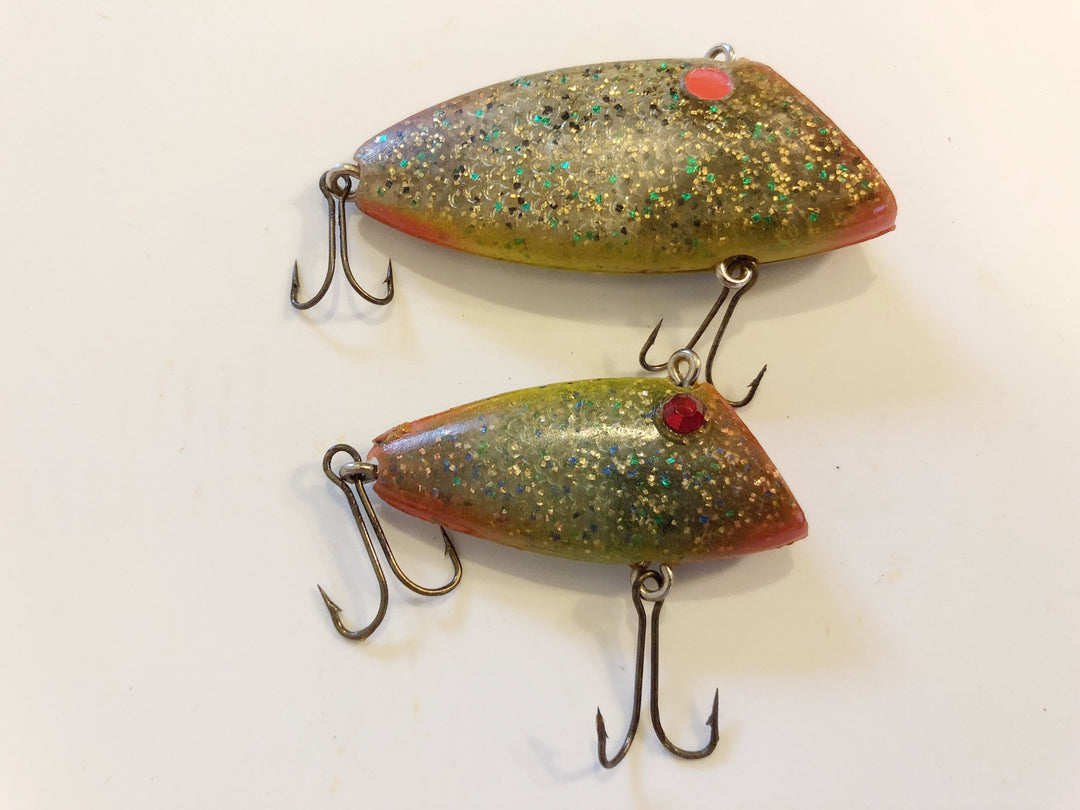 Two Pico Perch type Lures in Sparkle Finish