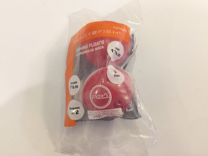 Bobbers 1 1/2" - 2 Pack Ready2Fish Brand New in Bag
