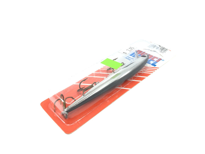 Rebel Minnow Silver with Black Back 4 1/2" New on Card