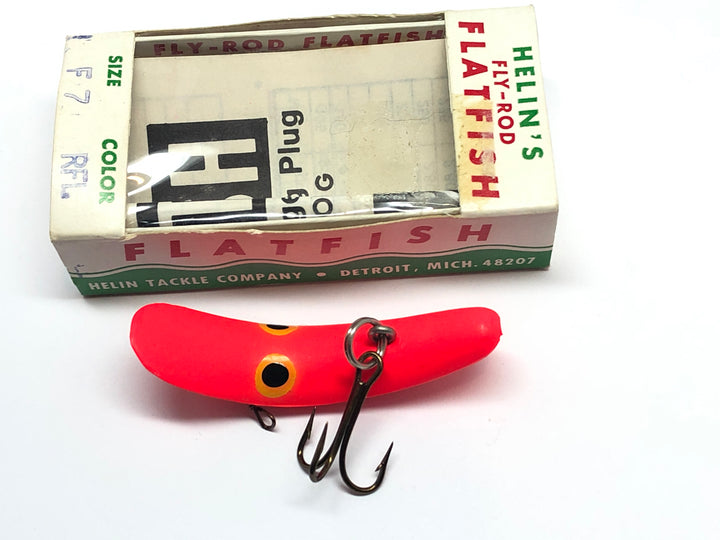 Helin Flatfish Newer F7 RFL Red Fluorescent New with Box