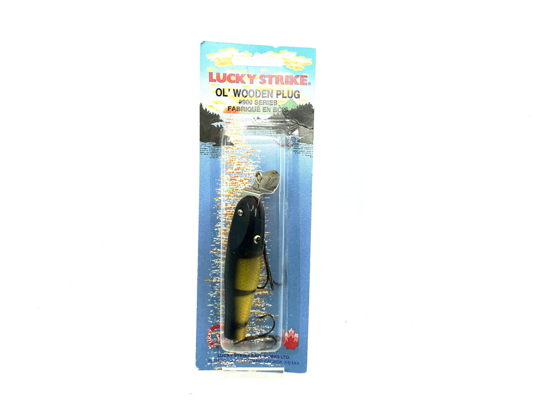 Lucky Strike Pikie Yellow Perch Color #908 Old Stock New on Card