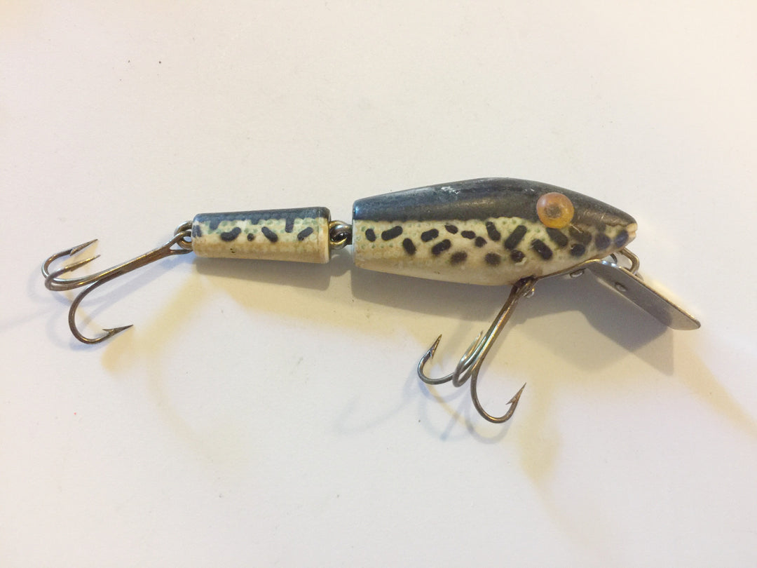 L & S Bassmaster Model 15 Black and White with Black Speckles