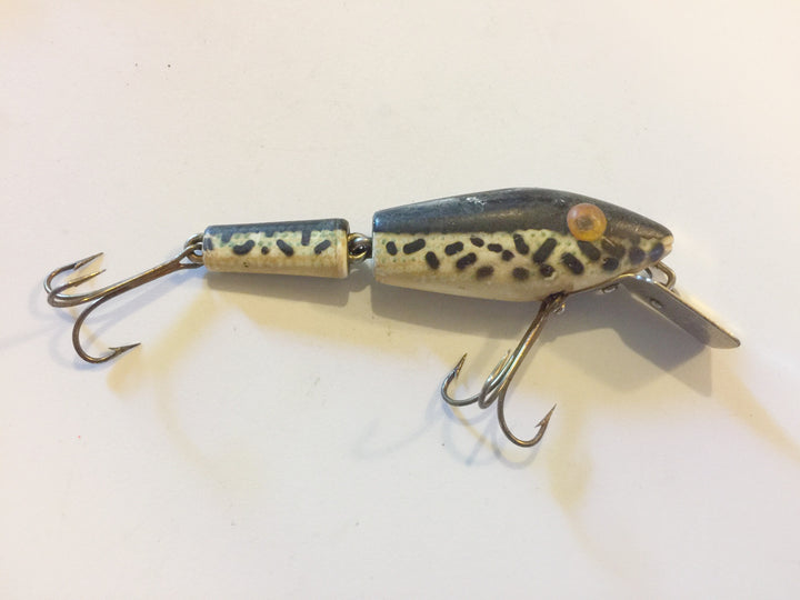 L & S Bassmaster Model 15 Black and White with Black Speckles