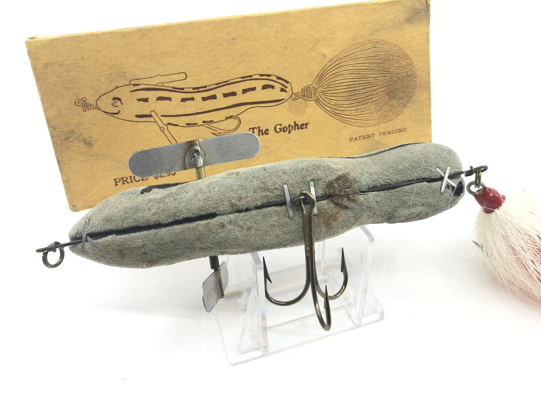 Deuster Gopher Lure with Box Antique Wisconsin Musky Lure