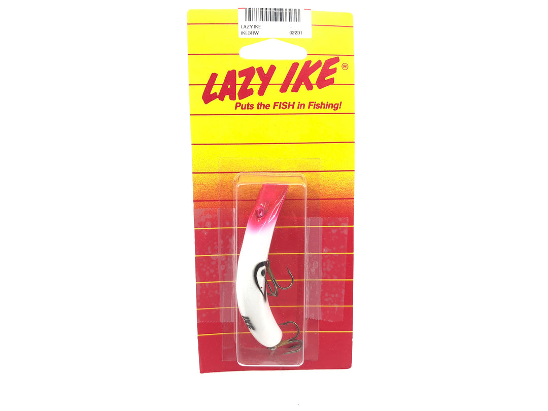 Lazy Ike New on Card Red and White Color Size 3