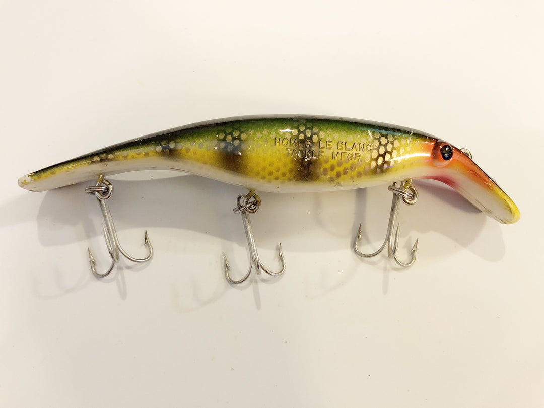 Homer Le Blanc Swim Whizz Musky Bait Perch Color
