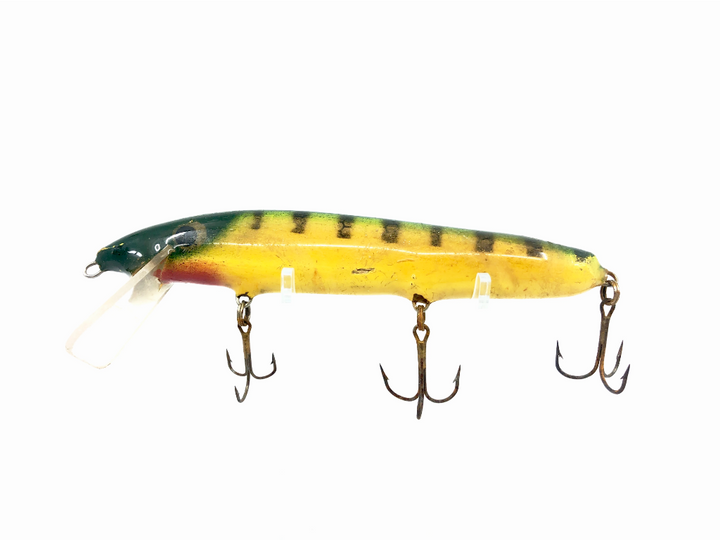 Crane 206 Musky Lure Green Perch Yellow Belly Color