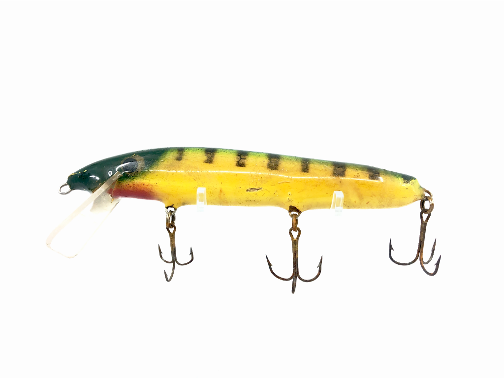 Crane 206 Musky Lure Green Perch Yellow Belly Color