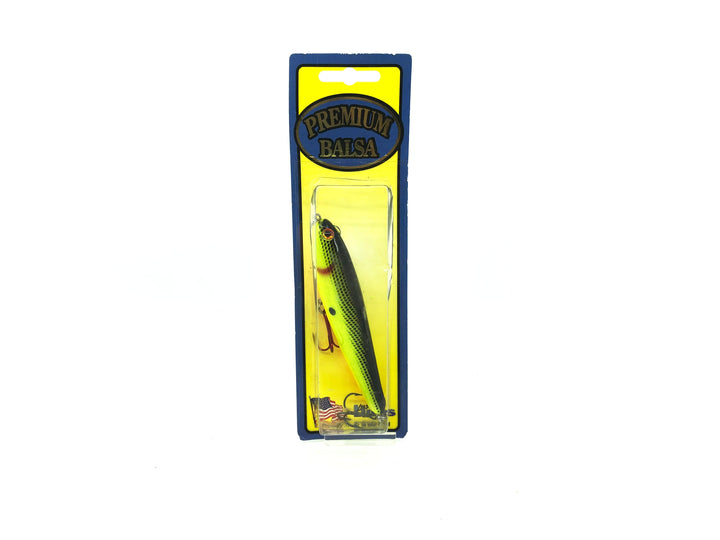 Lee Sisson WB Walking Balsa Chartreuse Scale Color, New on Card
