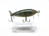 Spinning Injured Minnow Green Stripe and Scale Color