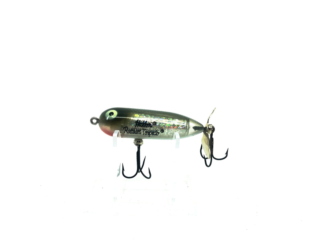 Heddon Denny Brauer Rattlin' Torpedo, Silver Flitter Color