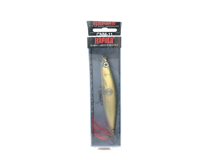 Rapala Clackin' Minnow CNM-11 GO Gold Olive Color New in Box Old Stock