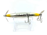 Heddon Dying Flutter Silver and Yellow Color