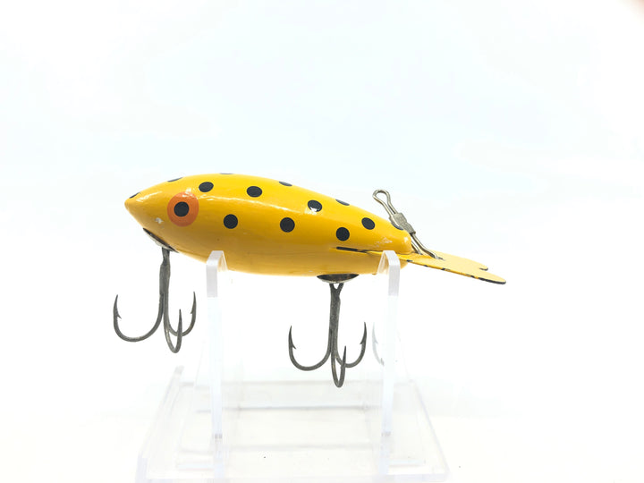 Wooden Bomber 400 Series 439 Yellow/ Black Dots Color