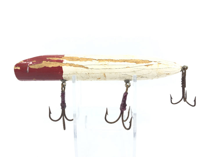 Bass Oreno Type Lure Musky Lure Red and White
