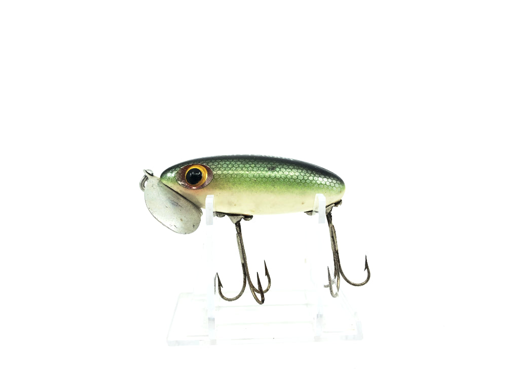 Arbogast Jitterbug Green Scale Color