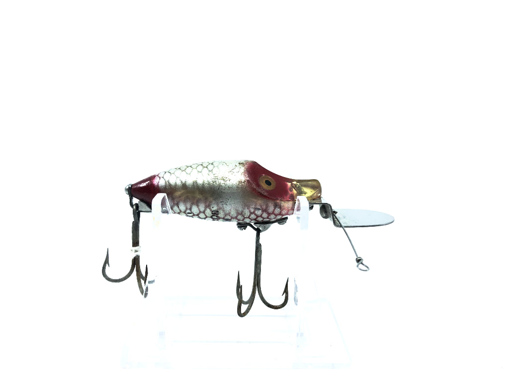 Heddon Go-Deeper River Runt 9110 FF-GR Gold Reflector Red Scale