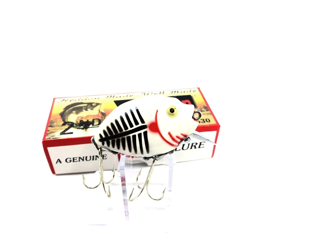 Heddon 9630 2nd Punkinseed X9630XWB White & Black Shore Color New in Box