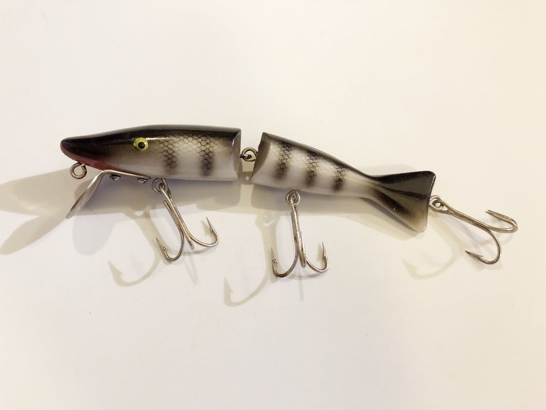 Radke Jointed Pikie Black and Silver Musky Lure