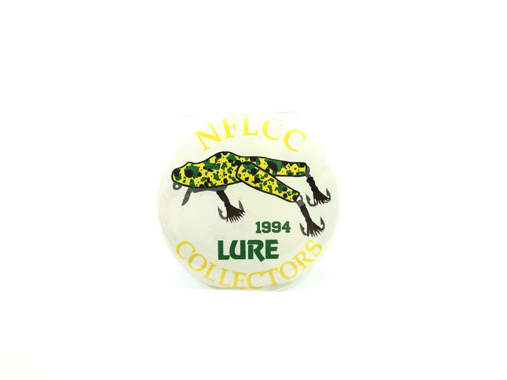 NFLCC Lure Collectors Paw Paw Wotta Frog 1994 Button