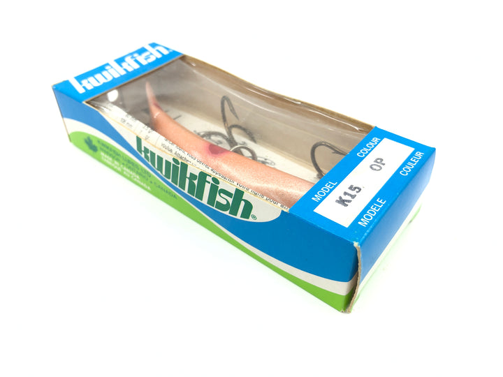 Kwikfish K15 OP Orange Pearl Color New in Box Old Stock