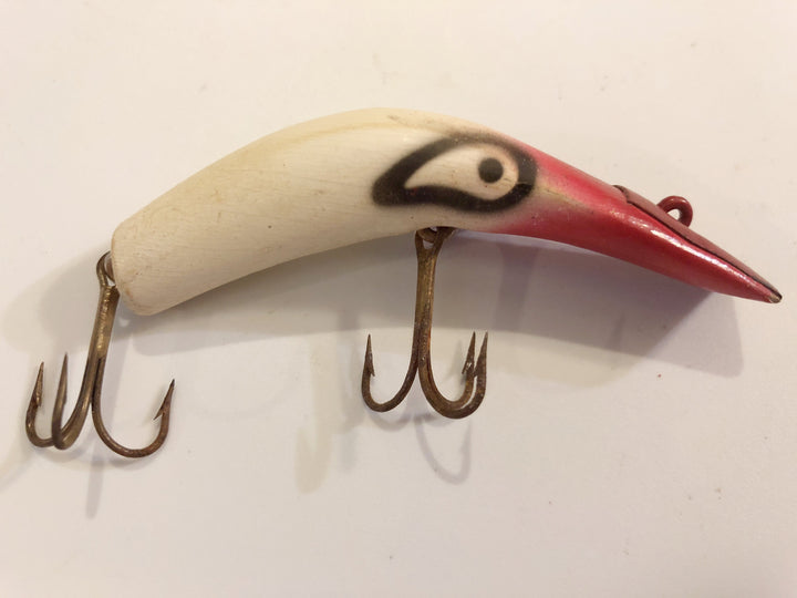 Kautzky Lazy Ike - 3 Red and White Wooden