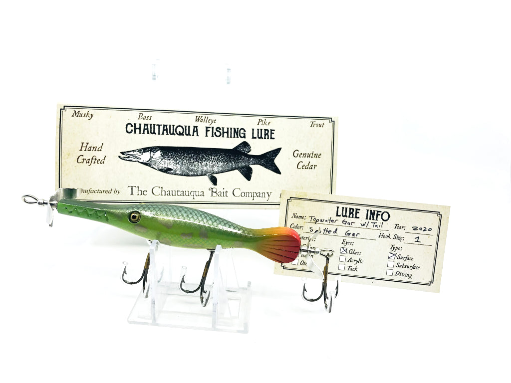 Chautauqua Custom Topwater Gar in Spotted Gar Color