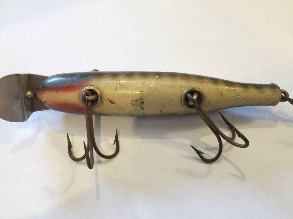 Leurre Vintage Creek Chub Pikie 700 En Bois - Boîte Originale Années 50/60 - Collection