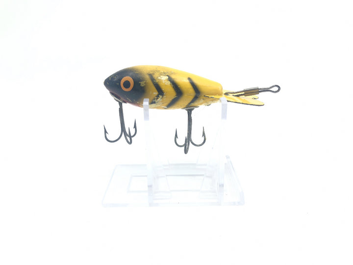 Wooden Bomber Deep Runner Yellow with Black Ribs