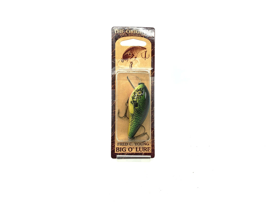Cotton Cordell Fred Young Original Big O Wooden Lure Bluegill Color on Card