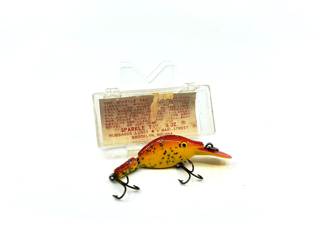 Vintage Sparkle Tail with Box, Red/Yellow with Sparkles Color
