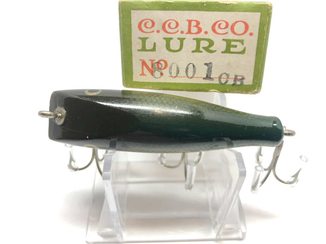 Creek Chub 8000 Midget Darter in Perch Color Concave Belly 8001 CB with Box