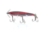 L & S Mirrolure 5M26D Floater Lure Red and White Color