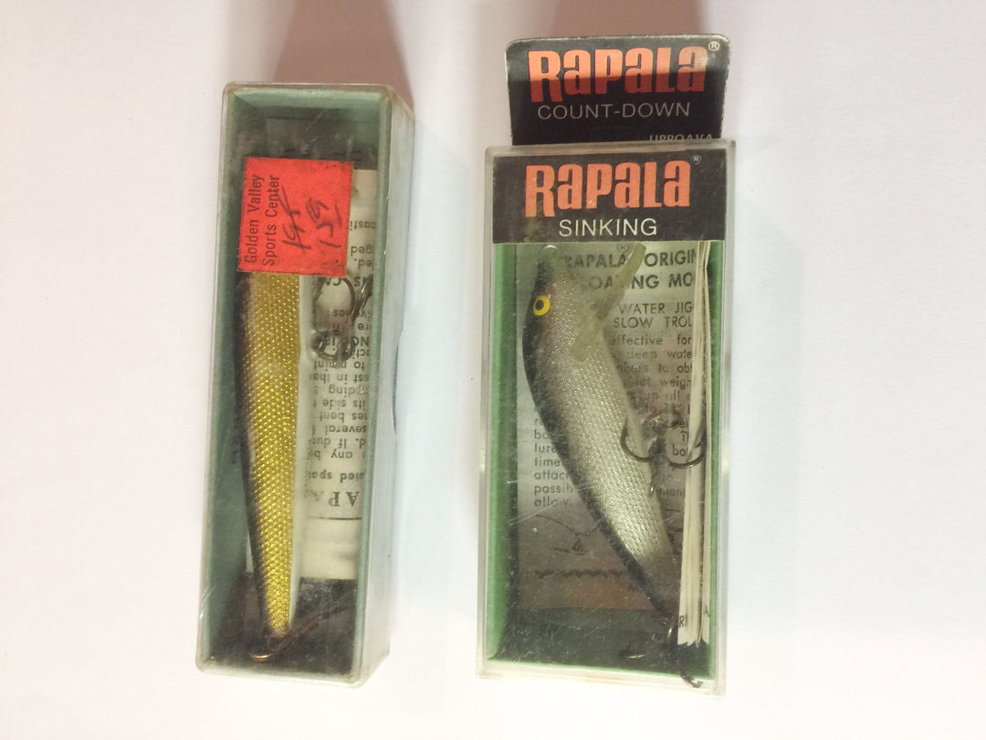 Rapala Lures in Box.  Lot of Two