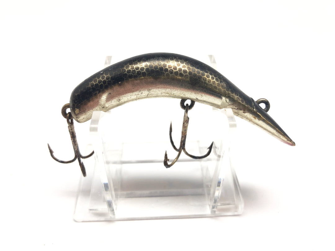 Lazy Ike 3 Metallic Black Rib and Scale Color Tougher Bait