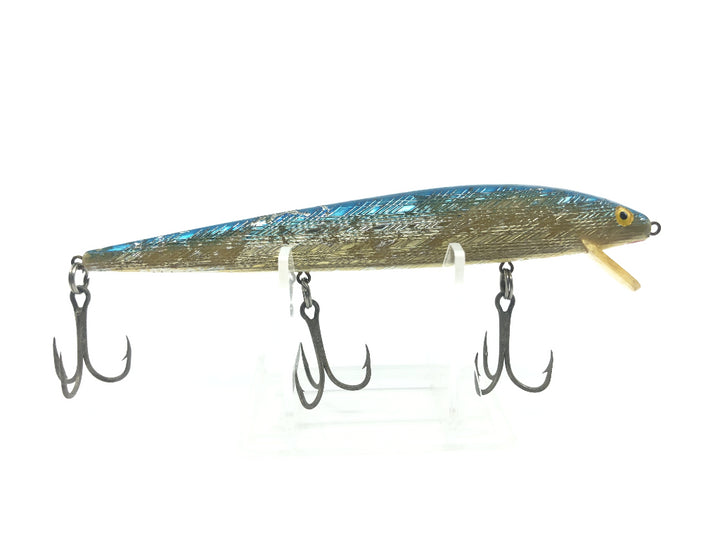 Unmarked Blue and Silver Minnow