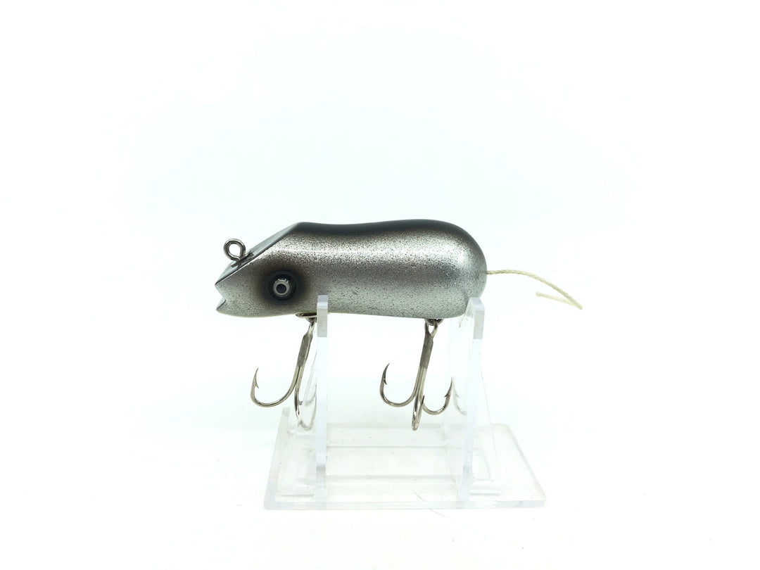 Shakespeare Swimming Mouse, 2000 Reissue, Silver Glitter/Black Back Color